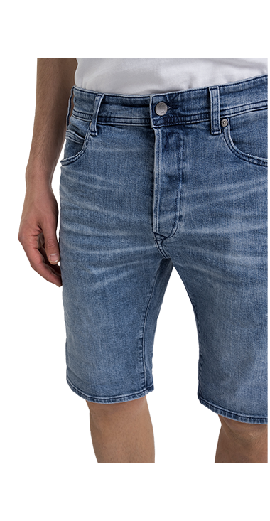 573 Clouds 10.5 OZ ダークインディゴスーパーストレッチデニムショーツ 詳細画像
